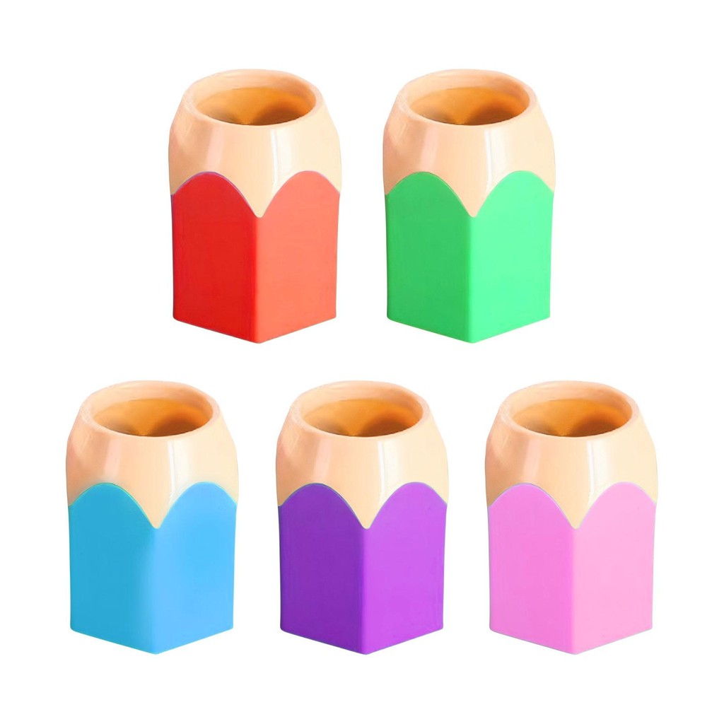 

Pen Holder Cute Pencil Tip Shaped Office Home Table Stationery Supplies Pen