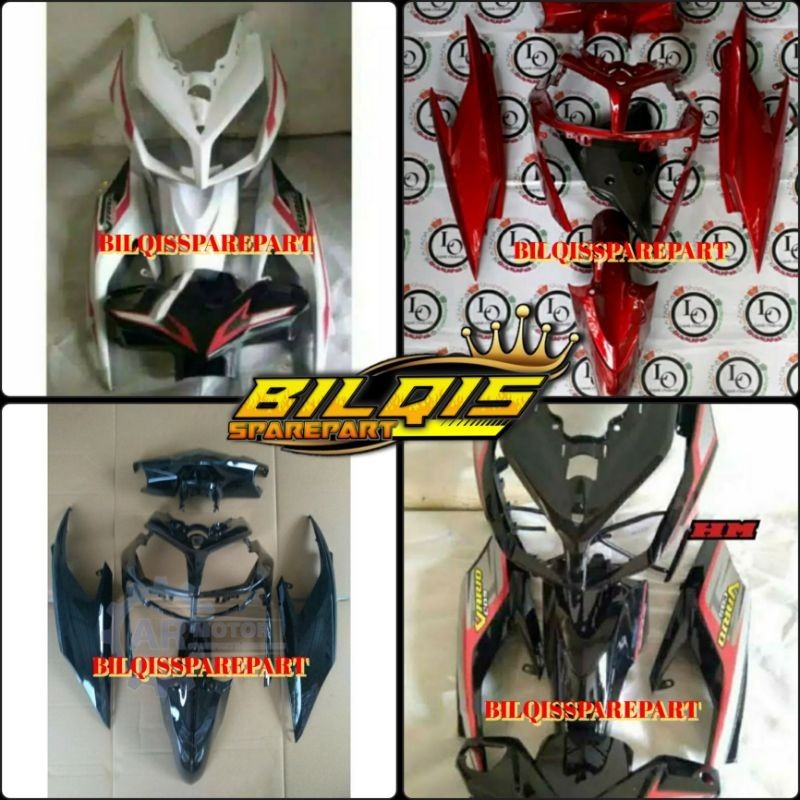 cover full body halus vario techno 110 karbu lama old warna merah hitam putih abu abu grey