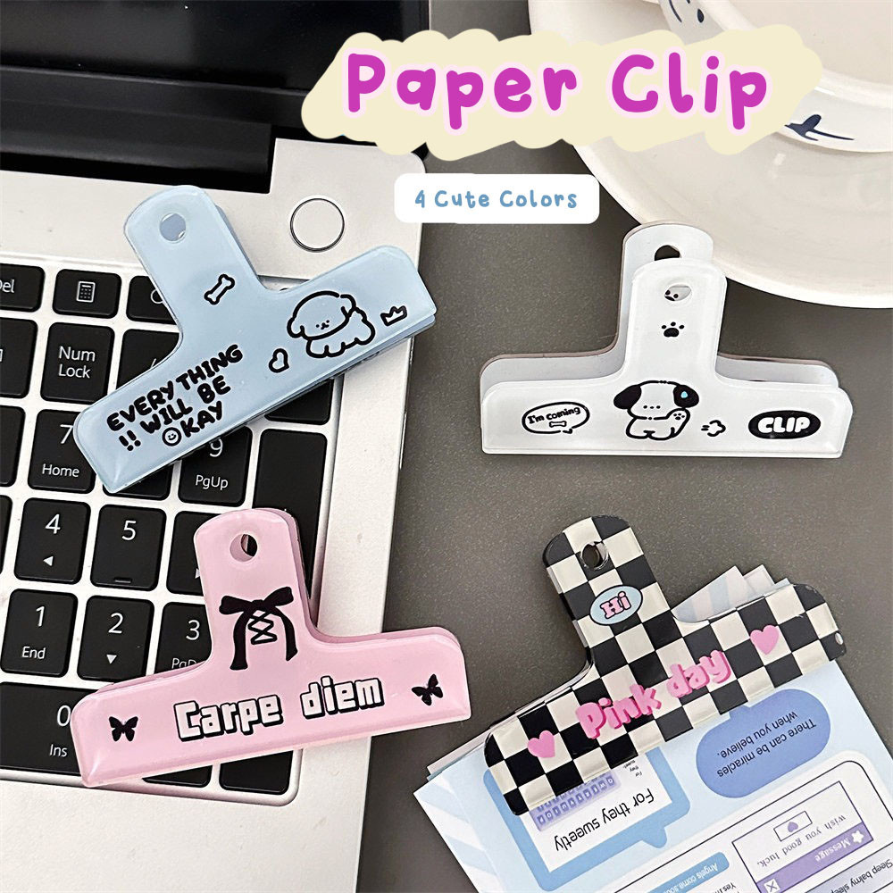 

SHINSDAY Paper Clip Klip Kertas AKrilik Penjepit Kertas Besar Aesthetic