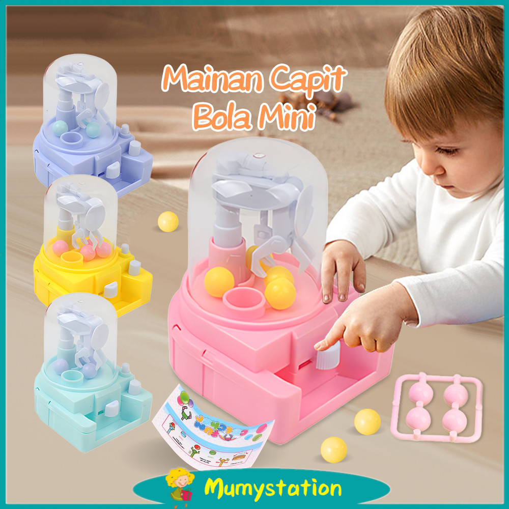 Mumystation Mesin mesin capit bola mini murah claw machine toy