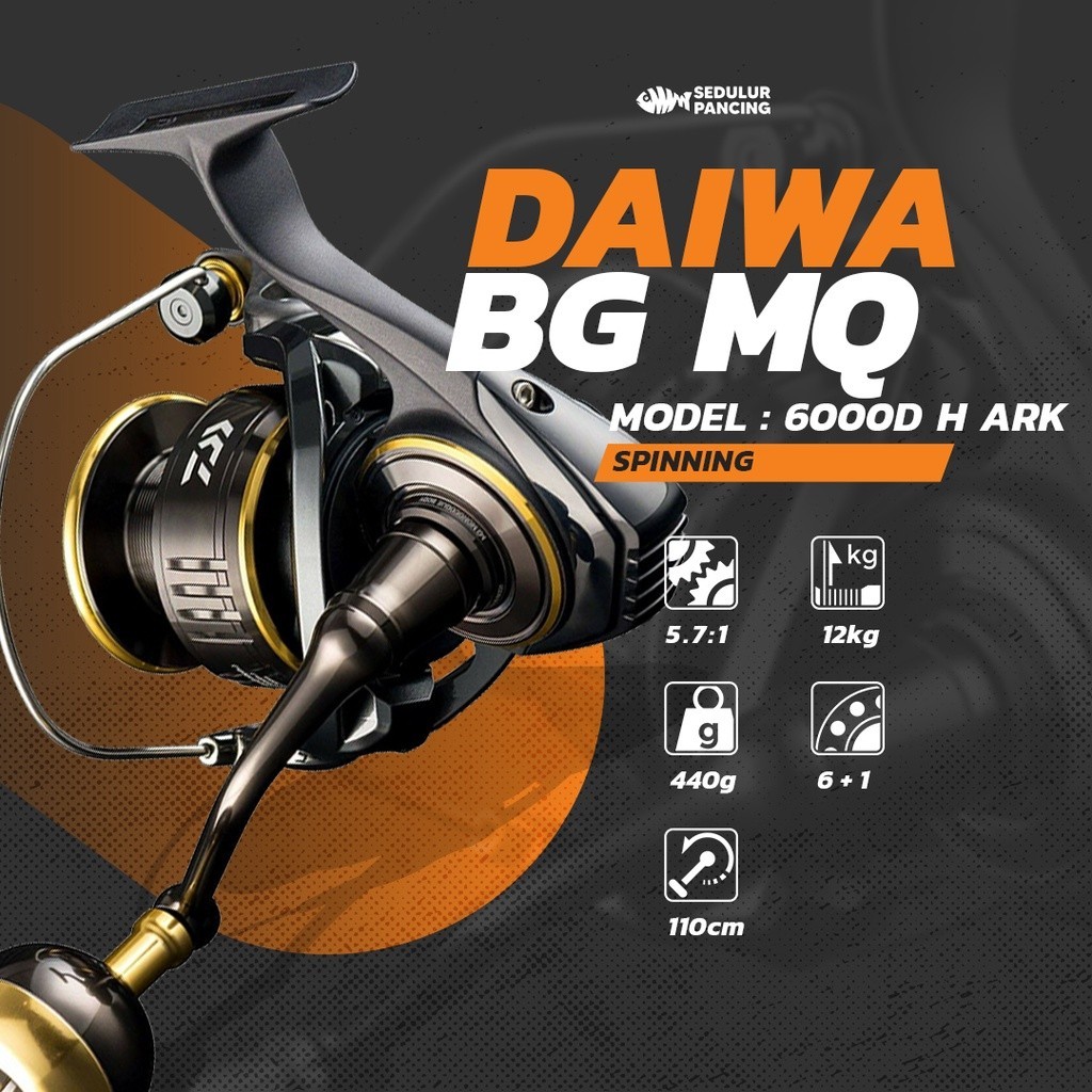 Daiwa BG MQ ARK 2021 Reel Pancing 5000 6000 8000 D H Spinning Jigging