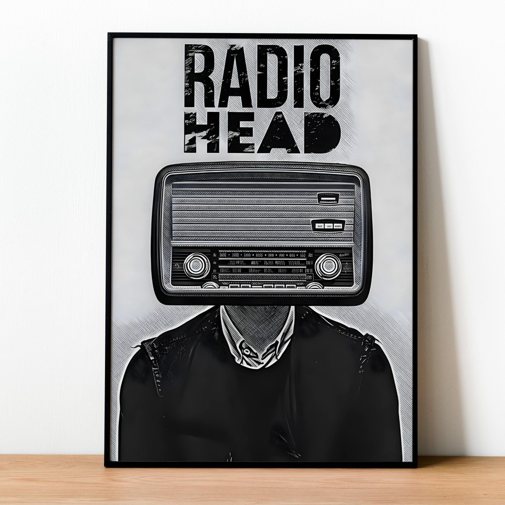 Poster Hiasan Dinding Frameblock - Radiohead