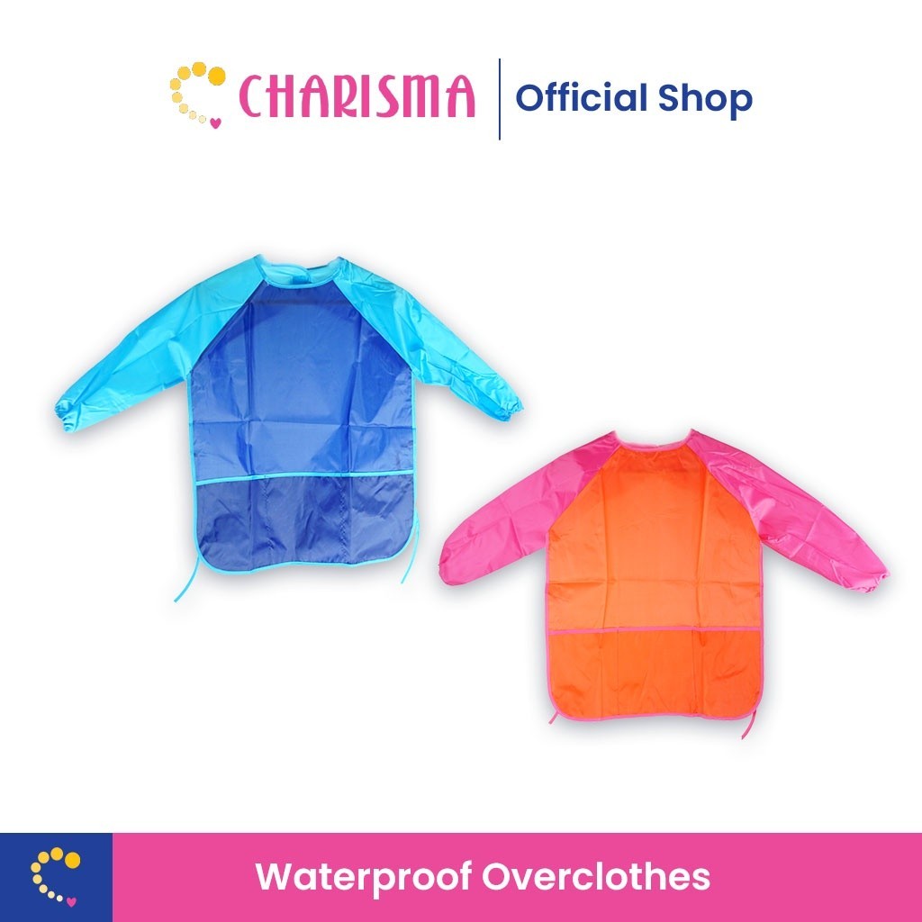 Celemek Masak Melukis Anak - Foska Apron Celemek Anak (Anti Air) - Celemek Anak Plastik Tahan Air Un