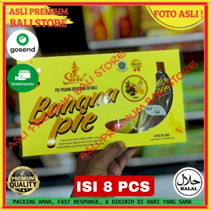 

OLEH OLEH MAKANAN CEMILAN CAMILAN SNACK KULINER KHAS ASLI ORI ORIGINAL BALI KUE BANANA PIE PISANG