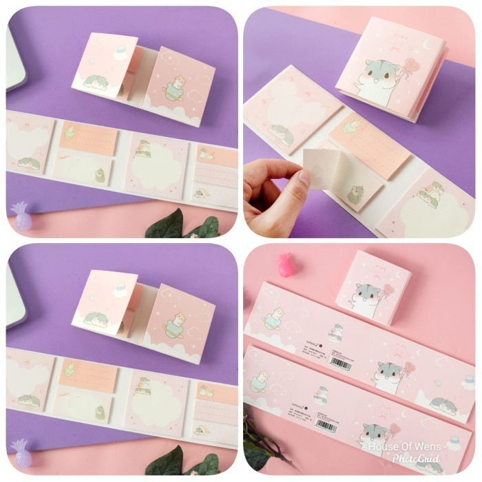 

STICKY NOTE PINK PHOEBE NOTES SET - MEMO TEMPEL