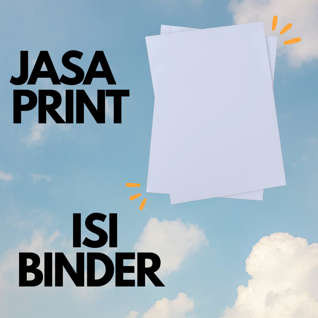 

JASA PRINT ISI BINDER A5 / B5