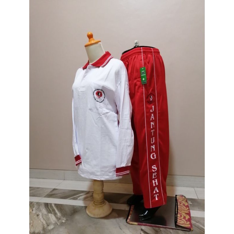 Baju Olahraga Keren Modis Model Terbaru 2024 / stelan olahraga jantung sehat/baju olahraga jantung s