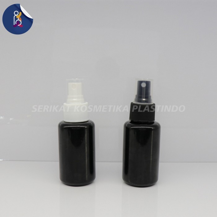 BOTOL TUBULAR 60ML SPRAY 60 ML HITAM 60 ML 70ML TUTUP SPRAY PUTIH HITAM