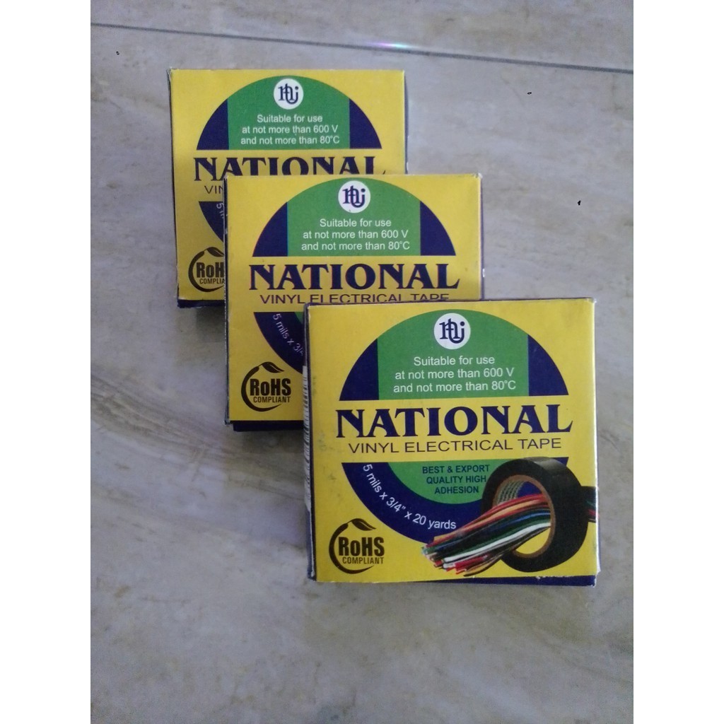 TERMURAH Isolasi Kabel Listrik Nasional (3PCS)