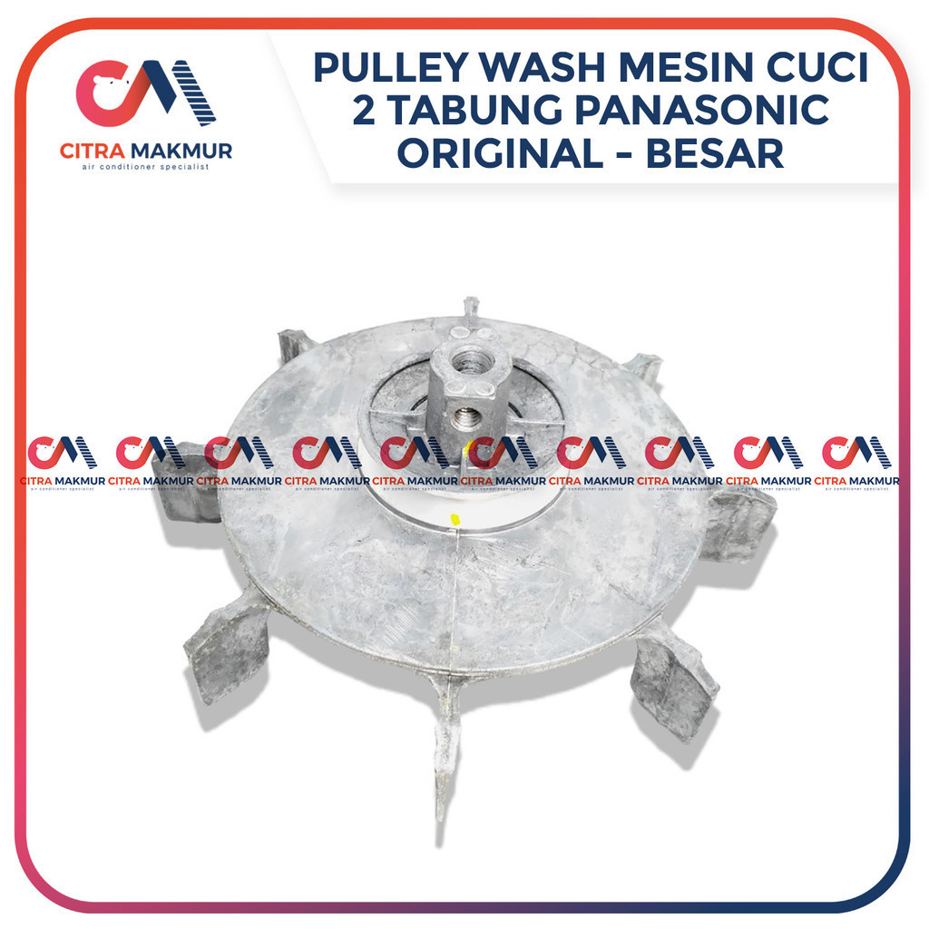 Pulley Wash Pencuci Fanbelt DInamo MOtor Mesin Cuci 2 Tabung Panasonic NA W 100 120 140 10 12 14 kg