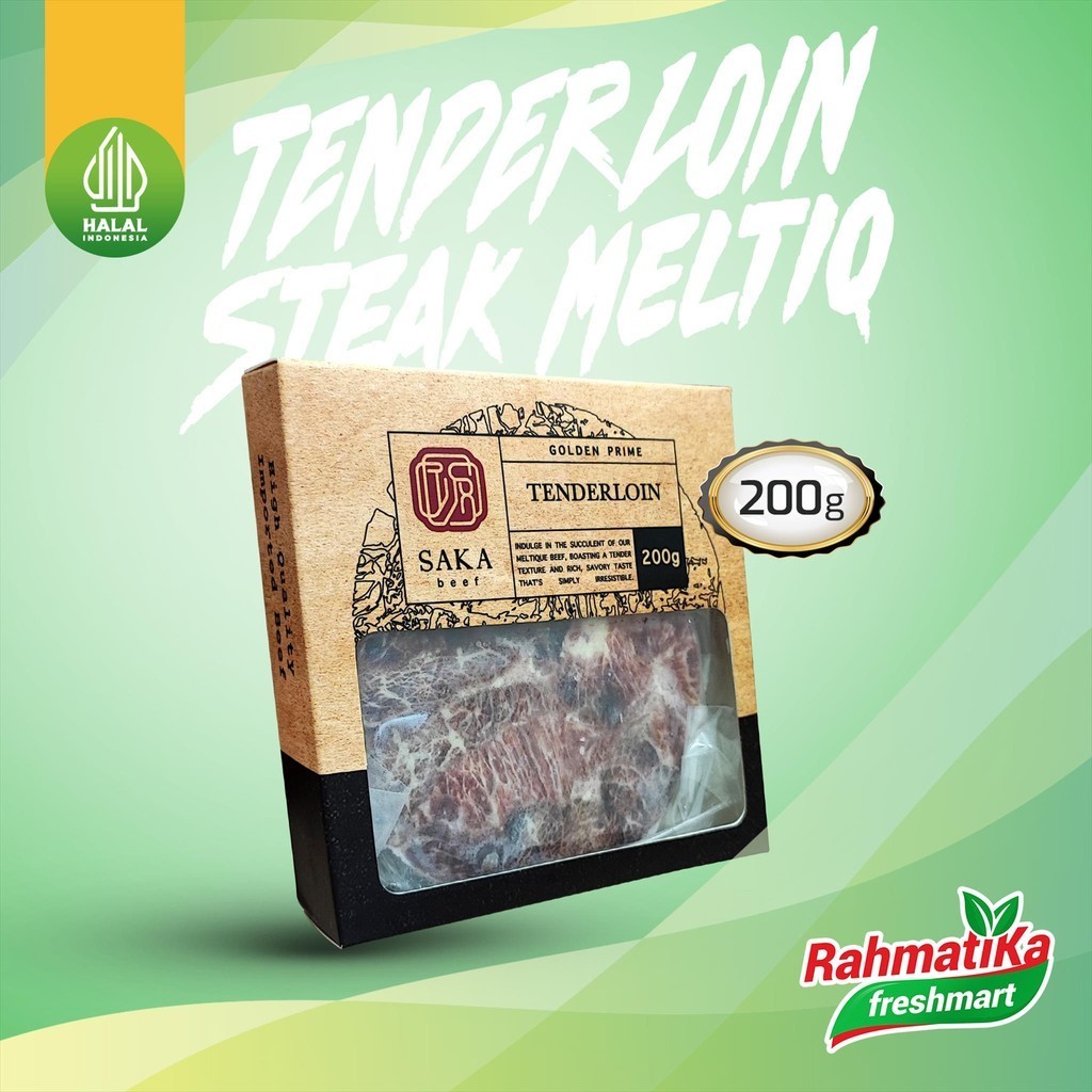 

Tenderloin Meltique Beef / Daging Steak Sapi Wagyu 200 gram