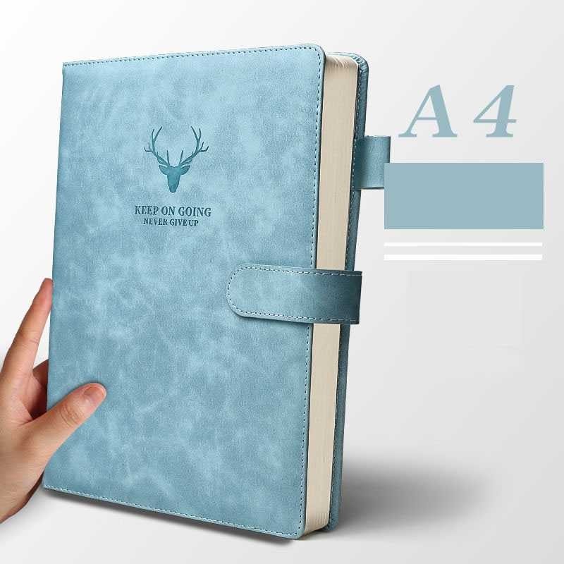 

Primall Tlevino Buku Catatan Harian Notebook Cover Kulit Magnetic Buckle A4 - TL4 store