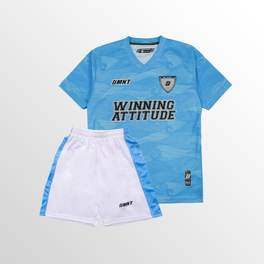 DMNT Jersey Setelan Futsal Sepakbola Blue Current