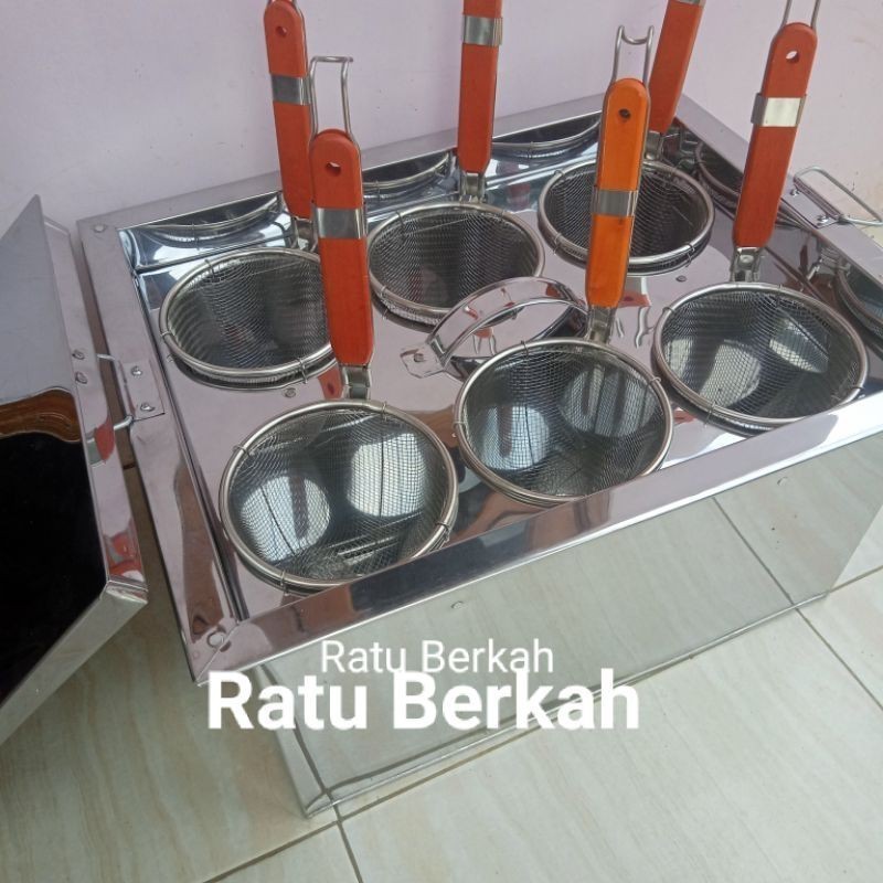 Dandang mie ayam kotak / panci bakso / saringan mie