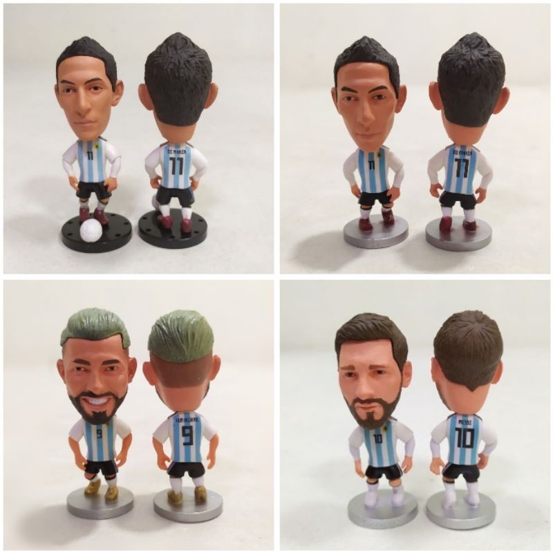 Minifigure Pemain Bola Argentina Soccerwe Kodoto Messi - Dybala - Di Maria - Sergio Kun Aguero - Jul