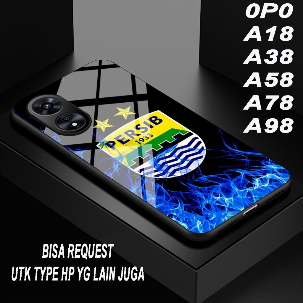 (COD 69) Softcase glossy kilau - motif Bola - OPPO A18/A38/A58/A78/A98/A15/A16/A16K/A16E/A54/A55/A57