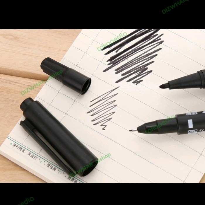 

Permanent marker, spidol permanen Dual Tip