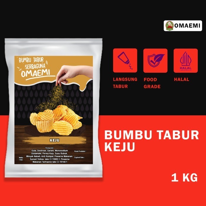 

Bumbu Instan- BUMBU TABUR KEJU HALAL KUALITAS TERJAMIN 1000 GR