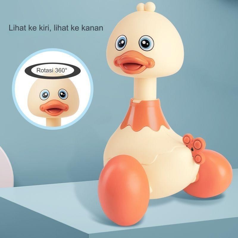 Mainan Edukasi Anak Perempuan/Mobil Mainan Anak Dorong/Ayun Prajurit Inersia/Bayi Kuning Kecil