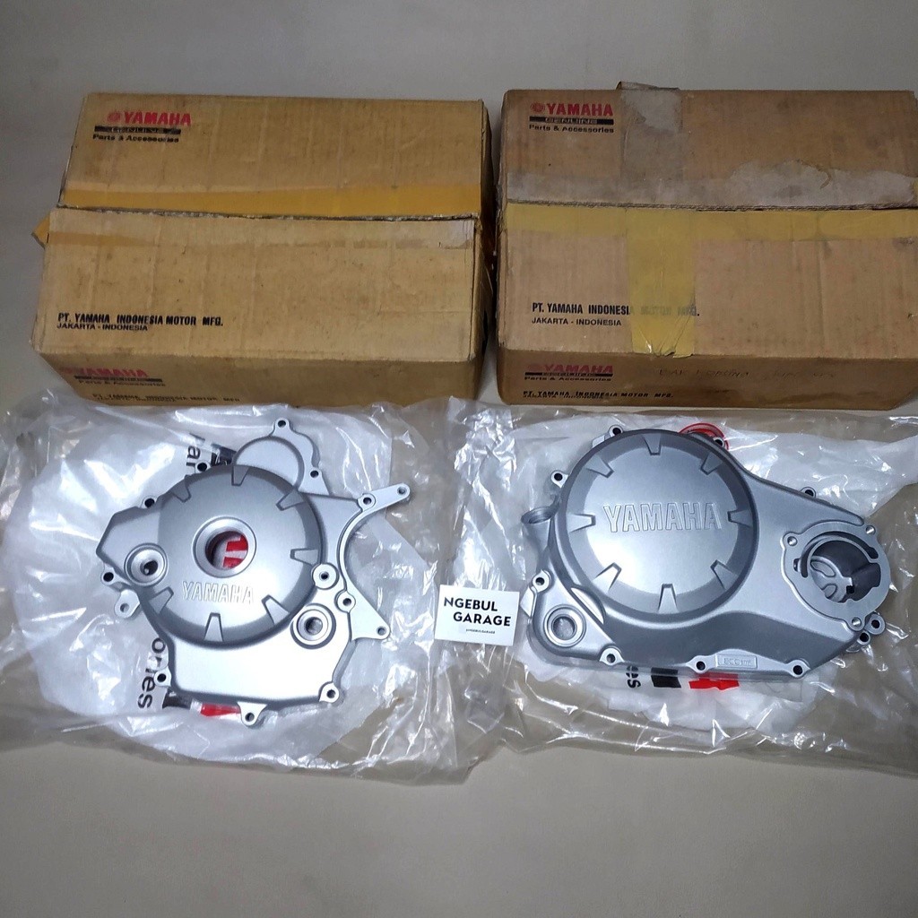 Kalter Mesin Jupiter MX 135 Lama Cover Kiri Kanan Set YAMAHA ORI 1S7 E5411 E5421 00