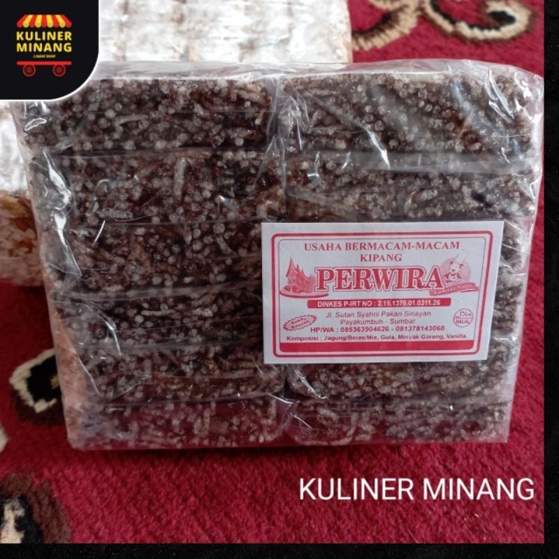 

Kipang Mie Hitam Cemilan Khas Kuliner Minang