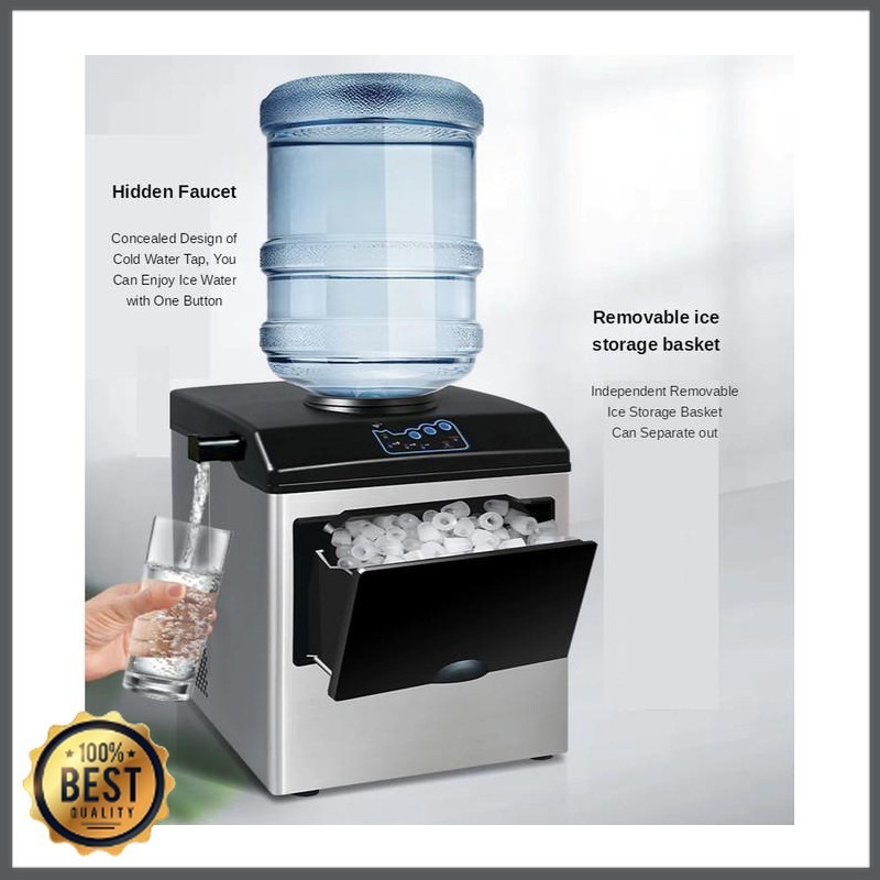 Promo Harga Murah   Hicon HZB 25BF Mesin Pembuat Es Batu Ice Cube Maker Machine 25kg/day - Hicon