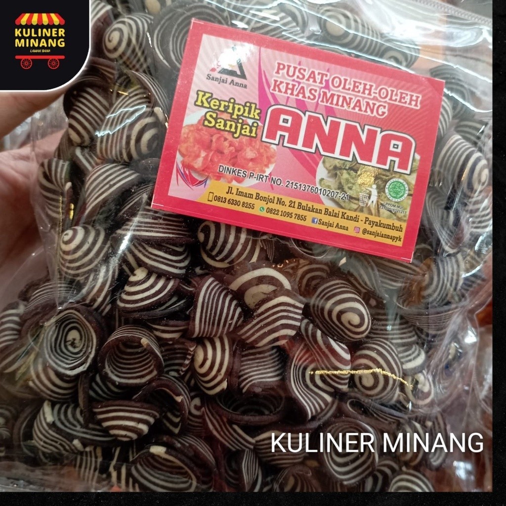 

Kue kuping gajah Anna Cemilan Khas Kuliner Minang