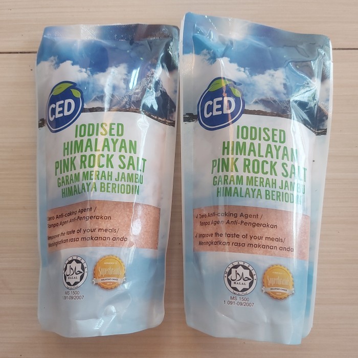 

Spesial Promo -sukron_86 himalayan pink salt 500 gram garam kemasan pouch