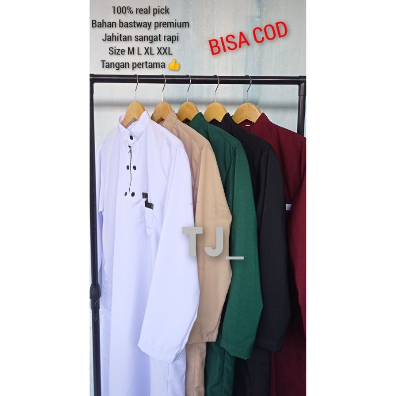 jubah pria gamis pakistan pria koko remaja dewasa termurah Promo Idul Adha