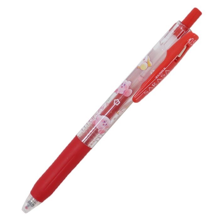 

Zebra Sarasa Nintendo Kirby Shiny Pop 0.5mm Gel Pen Limited Edition - Red