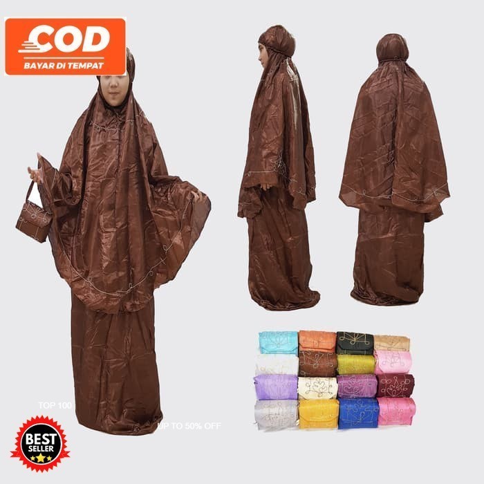 Mukena Parasut Traveling Abutai