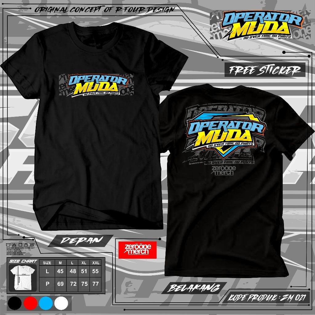 KAOS OPERATOR MUDA KAOS DRIVER MUDA KAOS DRIVER TERABRU KAOS KATA KATA BAJU TRUK KAOS TRUK VIRAL