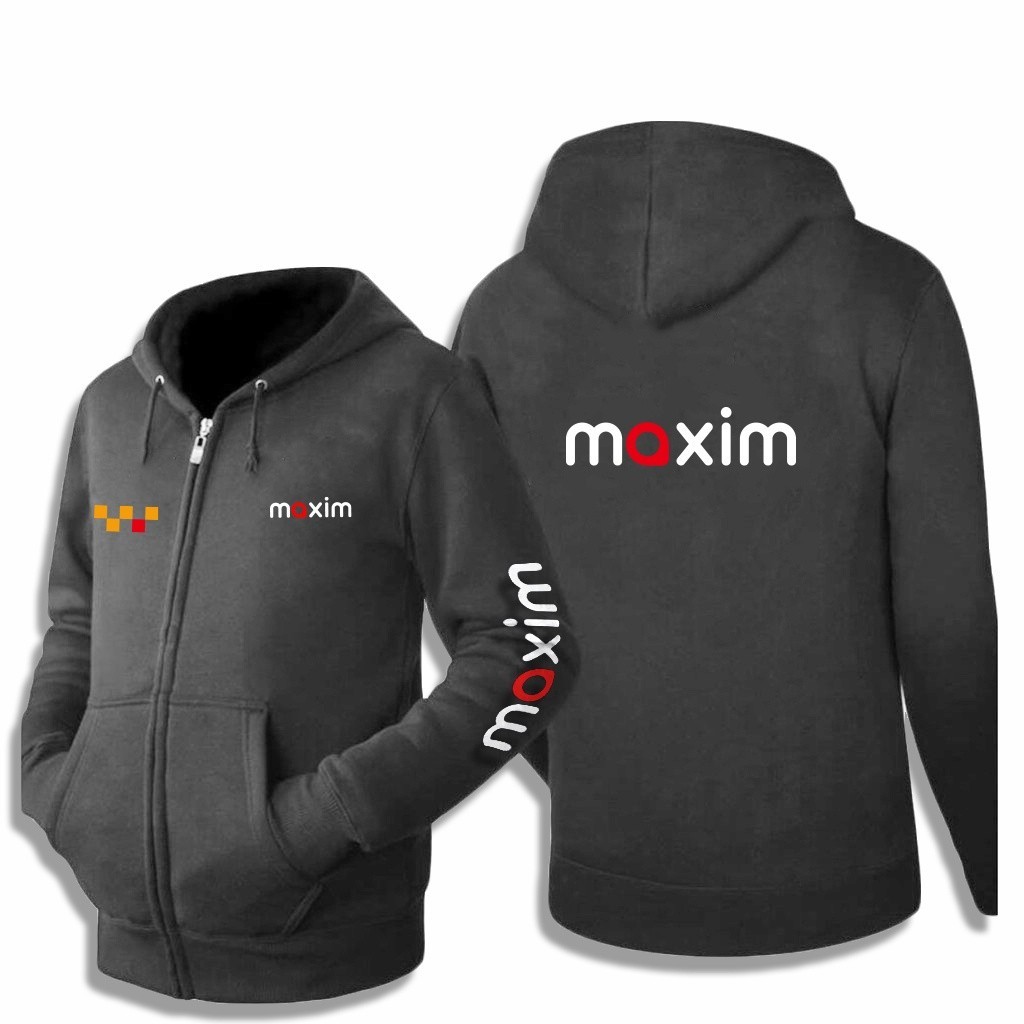 JAKET DRIVER MAXIM INDONESIA / HOODIE PRIA TERBARU MAXIM