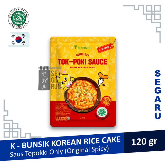 

LK4649~ sukron_86 KORINUS K - BUNSIK Topokki Tokpoki Tteokbokki Instant Halal - SAUS ORI