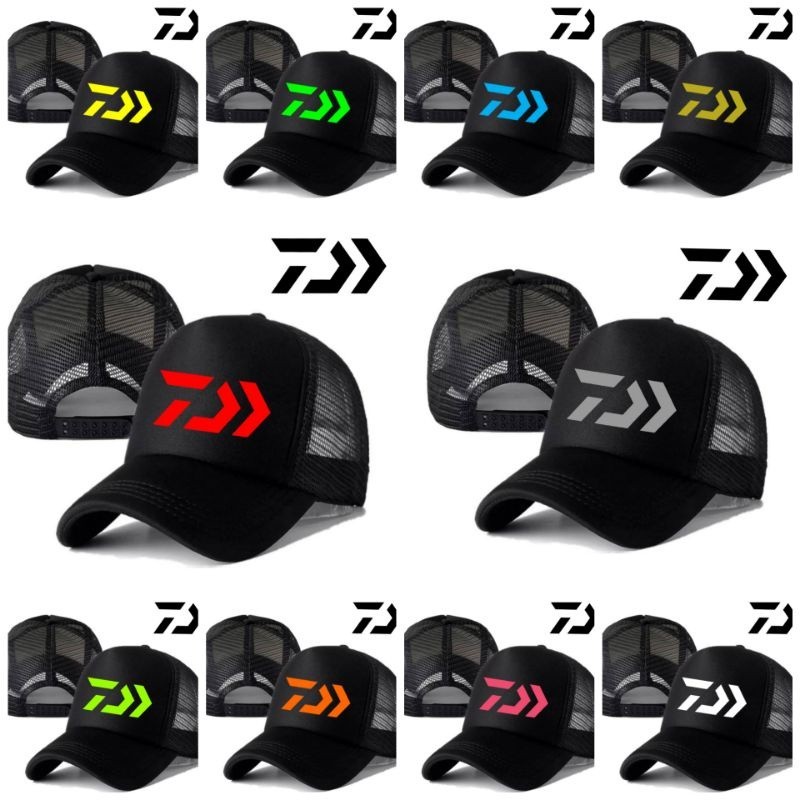 Topi sepeda topi mancing daiwa  Topi Trucker DAIWA - Topi Distro DAIWA Logo - Topi DAIWA Premium