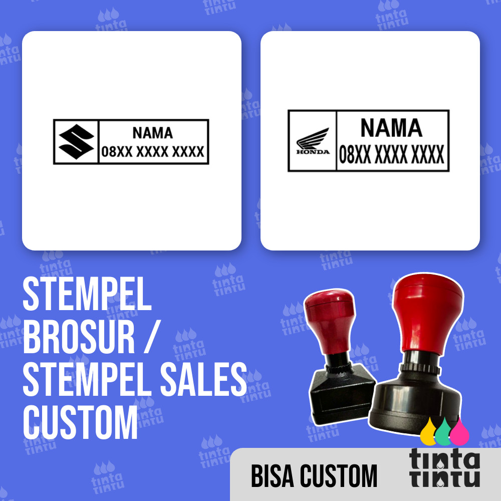 

Stempel Brosur / Stempel Sales Custom