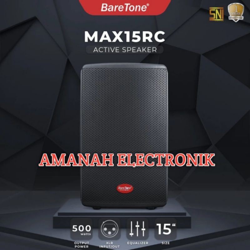 Speaker Aktif Baretone Max15rc Original Speaker aktif 15inch