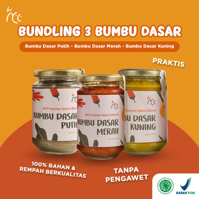 

[New] By NCC Bundling Bumbu Dasar Merah Kuning Putih 300gr