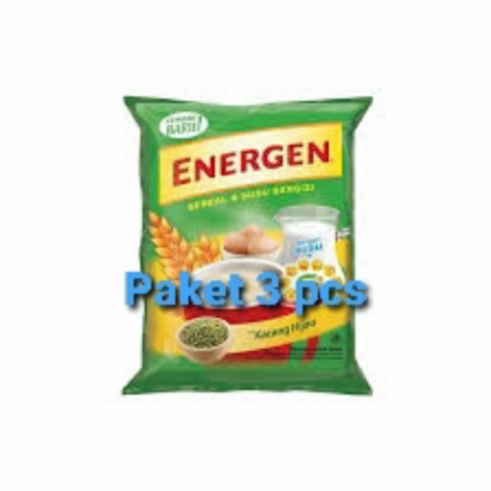 

Energen kacang hijau baru 35 gr paket 3 pcs
