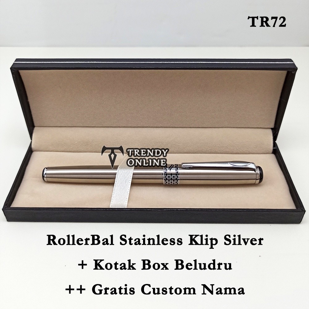 

Pulpen Exclusif Roller Ball TR72 dengan Box Exclusif FREE Cetak Nama | Ball Point Promosi Custom Grafir