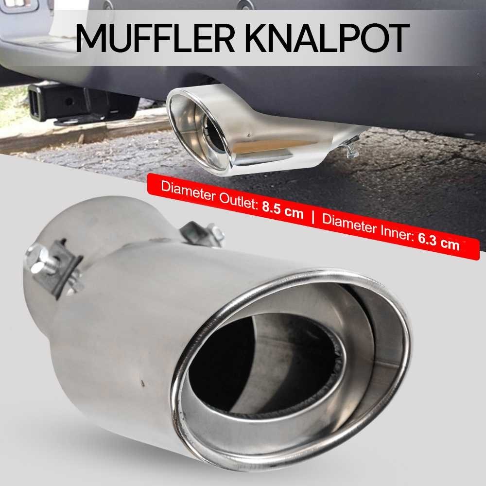 CND Cover Ujung Knalpot Mobil Muffler Exhaust Tip Tailpipe Aluminium  Slincer Knalpot Mobil Modifika