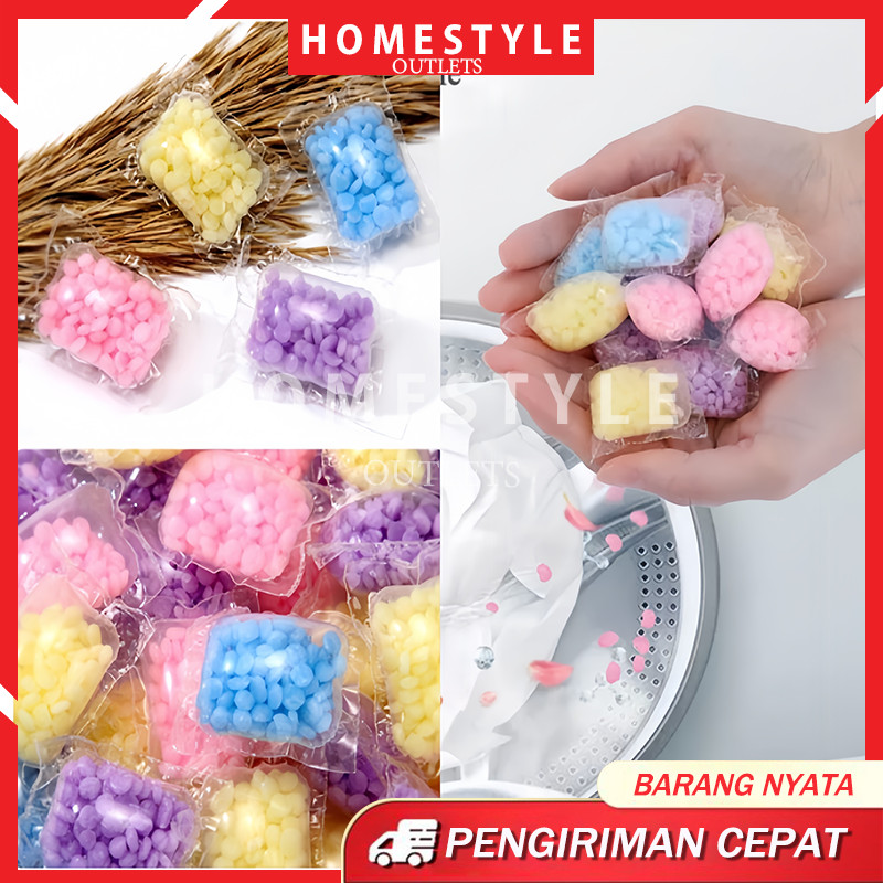Pewangi Pelembut Pakaian / Pewangi Pakaian / Pelembut Pakaian Laundry gell Ball Butiran Manik Pewang