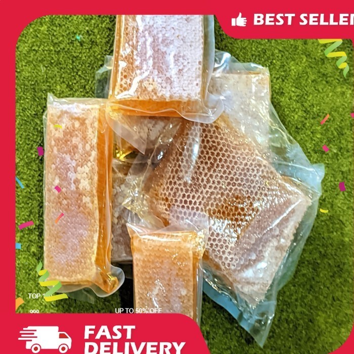 

OMH Terlaris TS tunggaksemi [500gr] Sarang Madu Asli Cerana / Milefera