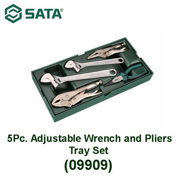 SATA SATA Kunci Inggris dan Tang Set 5 pcs Metric Tray Set 09909