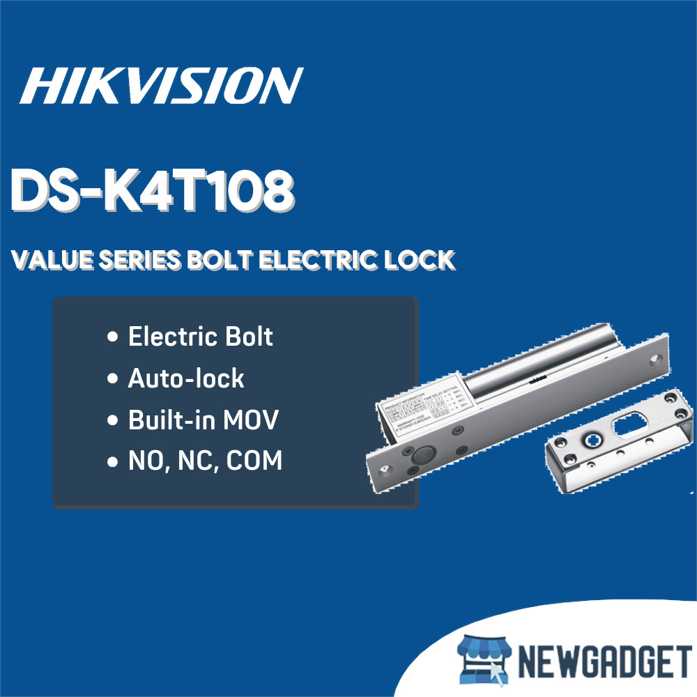 HIKVISION DS-K4T108 VALUE SERIES BOLT ELECTRIC LOCK
