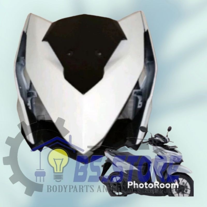 TAMENG PANEL COVER LAMPU DEPAN FULL SET VARIO 150/125 2015 2016 2017 PUTIH/ PANEL DEPAN VARIO 150 / 