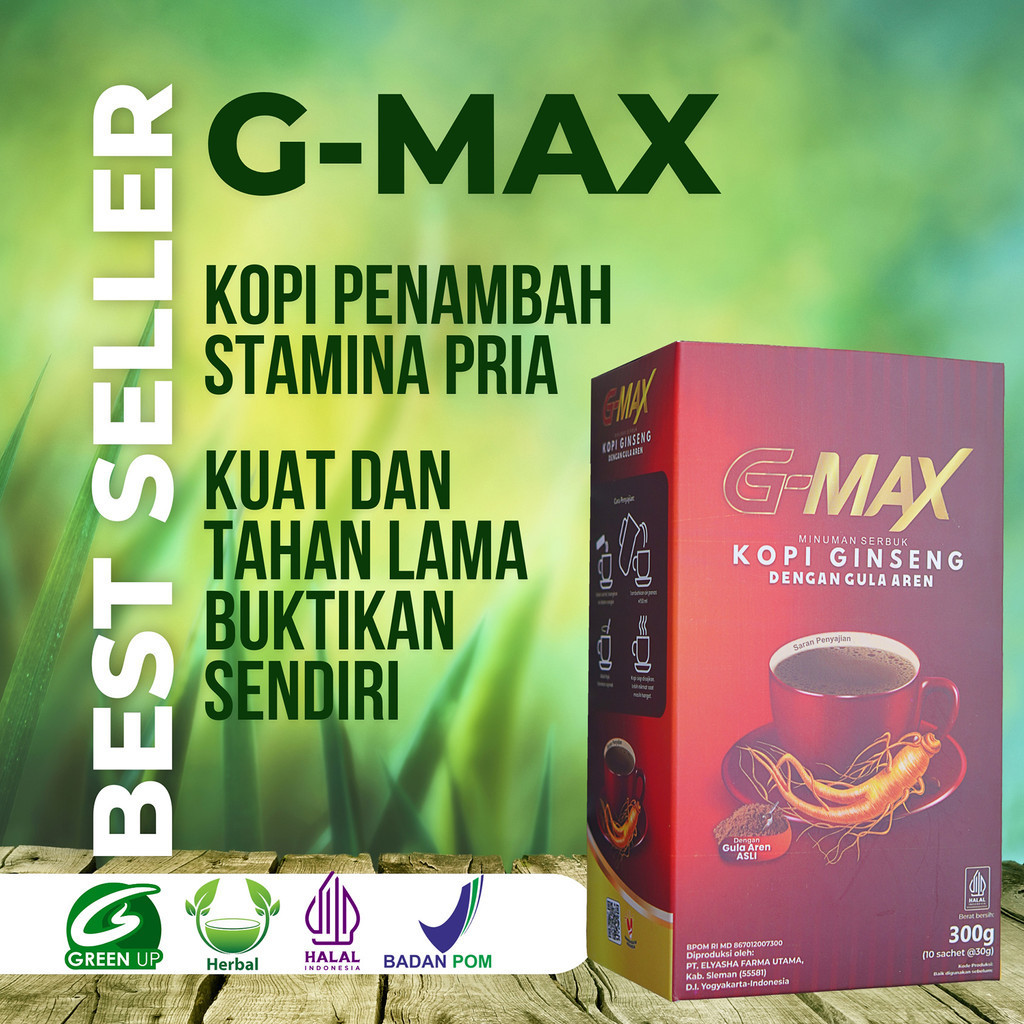 

KOPI GMAX MINUMAN KEJANTANAN PRIA KOPI STAMINA KUAT TAHAN LAMA ORIGINAL BPOM