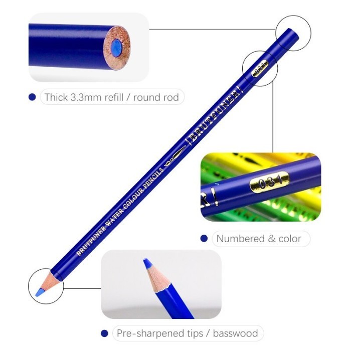 

✨LARIS✨ -Pensil Warna Brutfuner Painting Oil Pencil Artist Color Pencils Set 72