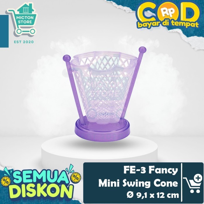 

MICTON Lion Star FE-3 Fancy Mini Swing Cone Tempat Pensil Pulpen Pen Spidol Staples ATK Samah Mini Boxy LS LionStar Plastik Berkualitas Murah Tahan Lama Anti Pecah Kontainer Toples Penyimpanan Dapur Rumah Wadah Tempat Kotak Botol Keranjang Peralatan Makan