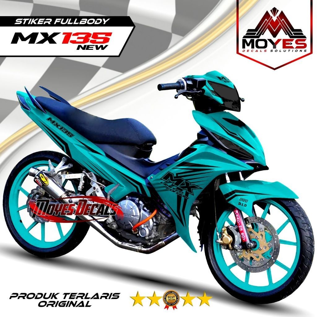 TERBARU Decal Jupiter Mx New 135 Fullbody Stiker Variasi Mx 135 New Fullbody